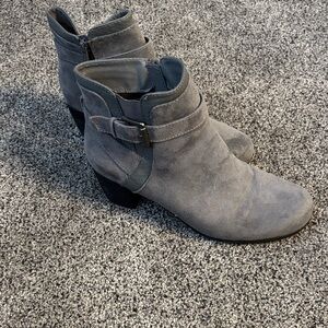 Croft & Barrow Gray Ankle Booties